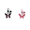 Cute Butterfly Keychain Funny Acrylic Keyring Cartoon Y2K Butterfly Pendant  Backpack Decor
