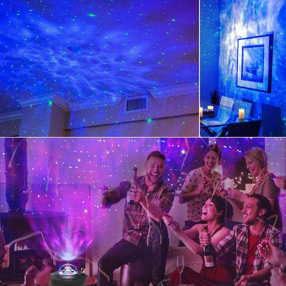 Bolong Ske-yzx02 Space Ball Music Star Light 10w Projector Light For Bedroom With Tuya Wifi Star Projector Night