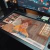 Pippi Longstocking Custom Name Large Size Mouse Pad Large Gaming Table Cushion Non-slip Laptop Tablet Big Mousepad XXL Mat Mini PC Playmat With Lock E