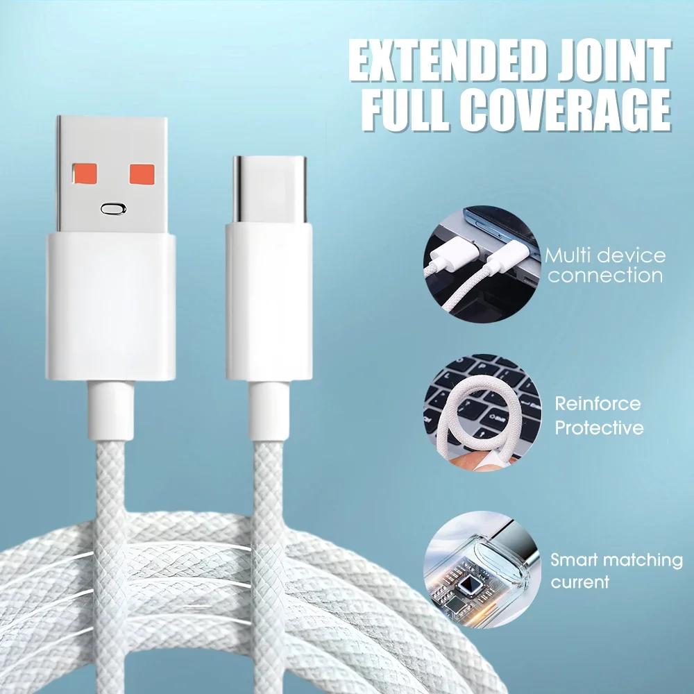 Xiaomi For Apple Carplay IPhone 15 Pro Max Type C Charging Cables Nylon Braid High-speed Data Wire USB C Quick Charger Cord for Samsung