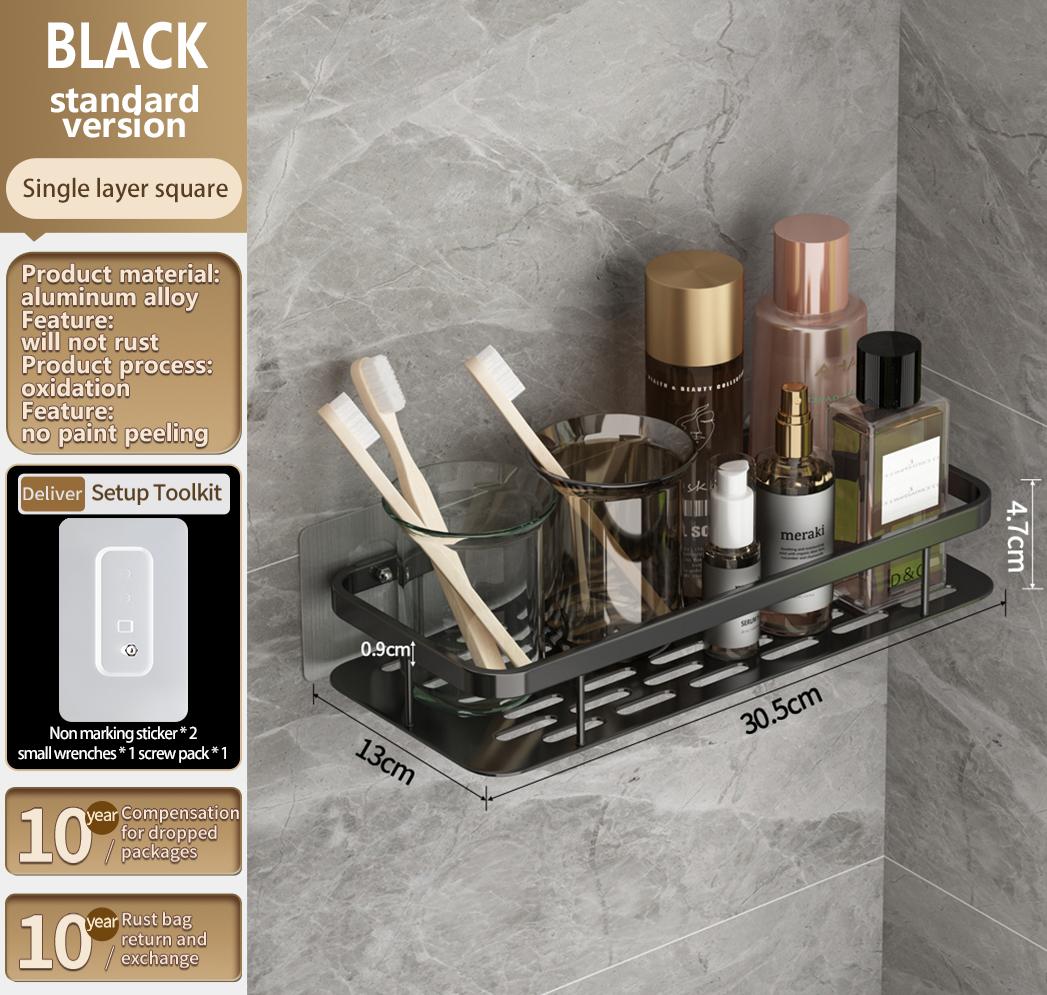 

YUN JIE YA Free Punch вешалка для ванной комнаты полка для туалета угловая полка-органайзер настенная душевая полка аксессуары для дома