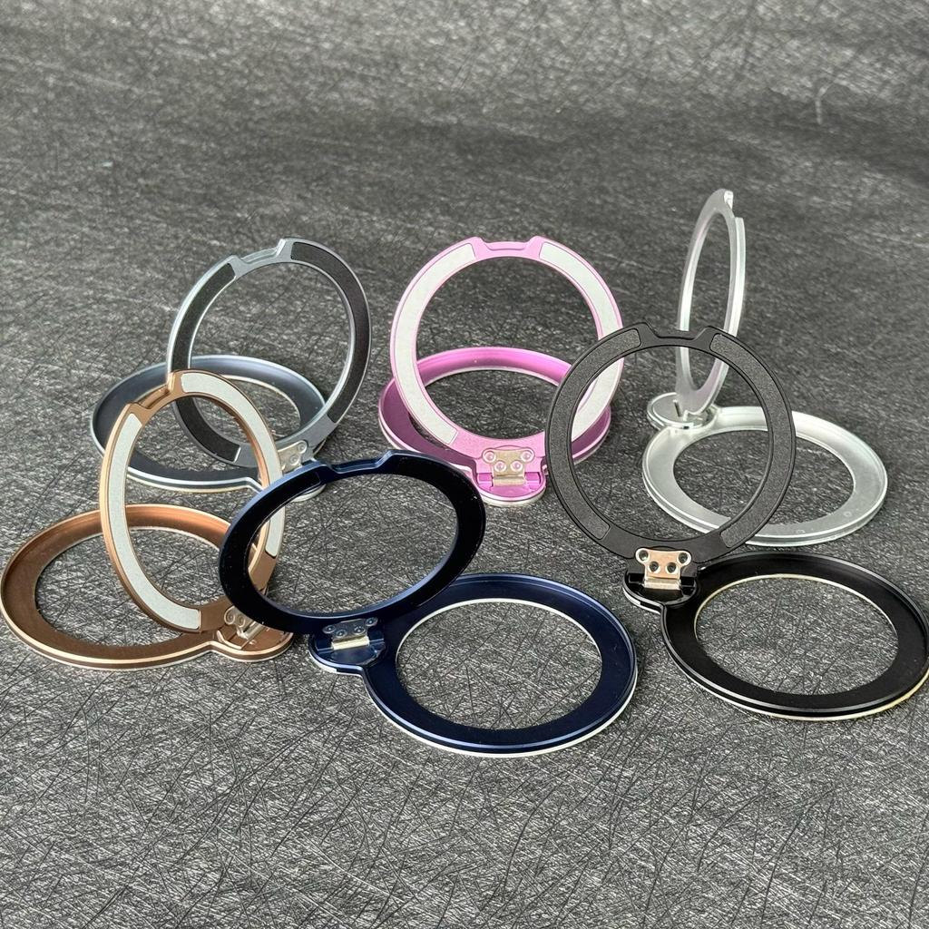 360° Rotating Magnetic Metal Car Mount with N52 Ring Buckle