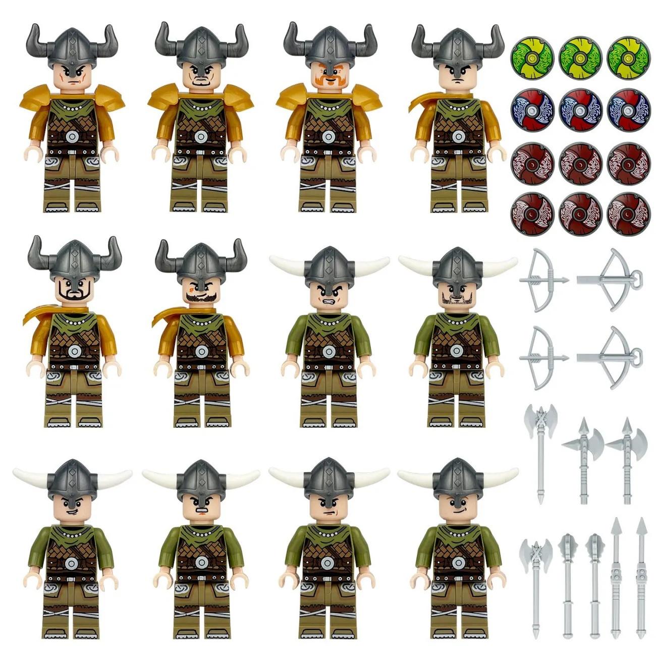 

Піратський Середньовічний Воїн Мініфігурка Збірка Будівельний Блок Іграшка Хлопчик