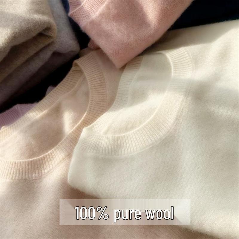 Women's Premium Pure Wool Slimming Knitwear Top