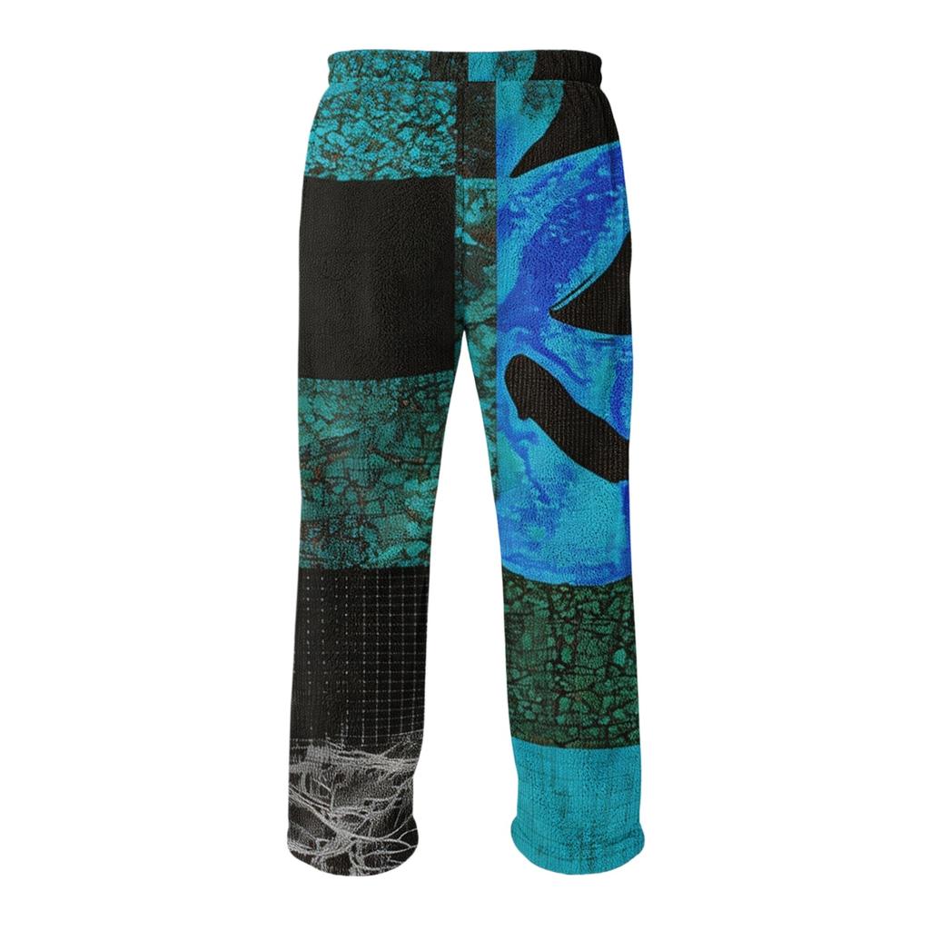 Men's Halloween Printed Casual Pants with Pockets