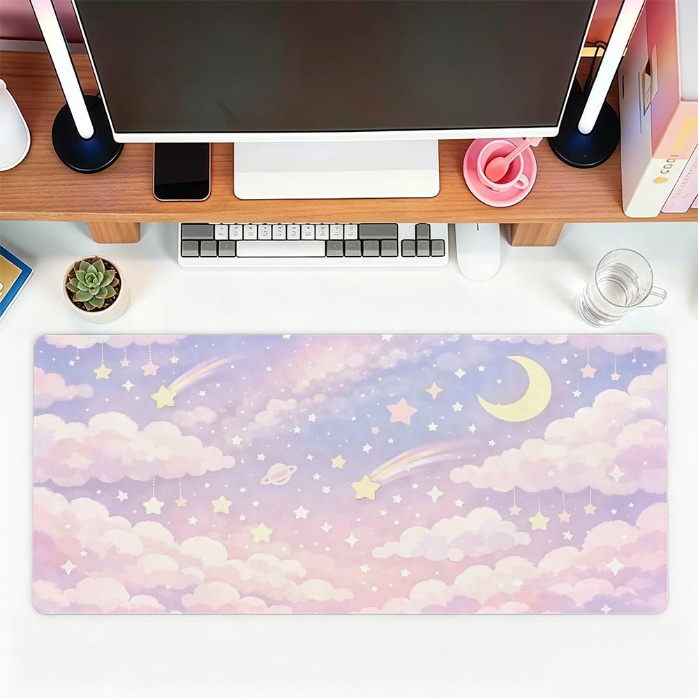 Skyscape Gaming Dreamy cute style Mouse Pad For Office Gaming And Keyboards NonSlip Large Waterproof