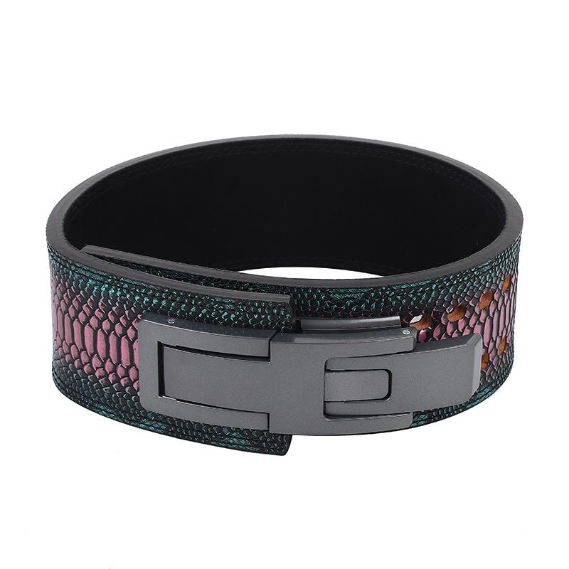 Künstliches Leder, Sport, Fitness, Taillenstützausrüstung, Training, Kraftstützgürtel, flexibles, schnelles Schnallendesign