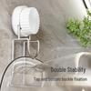 Wall-Mounted Rotating Suction Cup Basin Hook Storage Rack, No-Drill, Strong Load-Bearing.