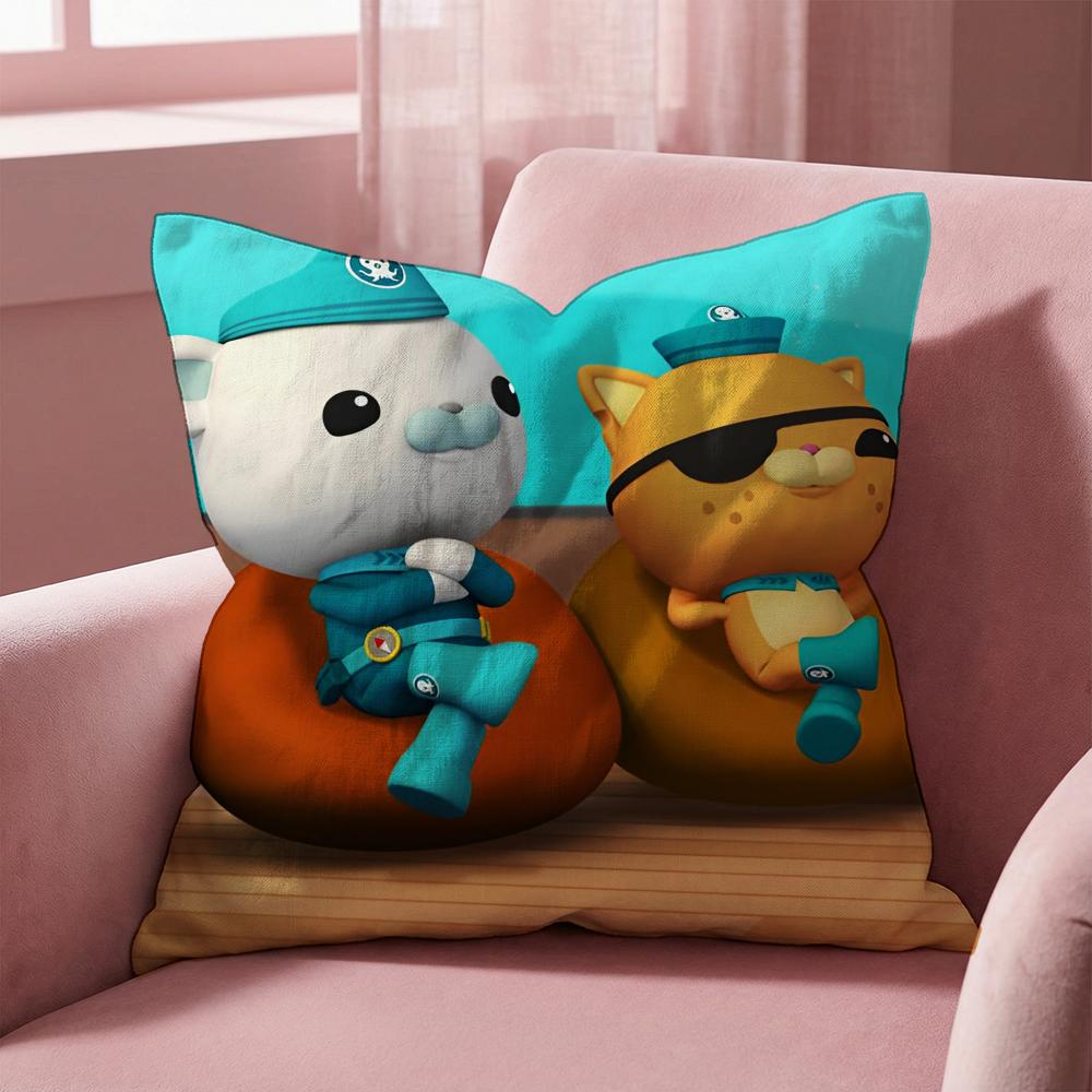 The O-Octonauts Cushion Cover Multi-Scene Pillow Cover for Home & Car - Reversible, Soft & Durable for Daily Use