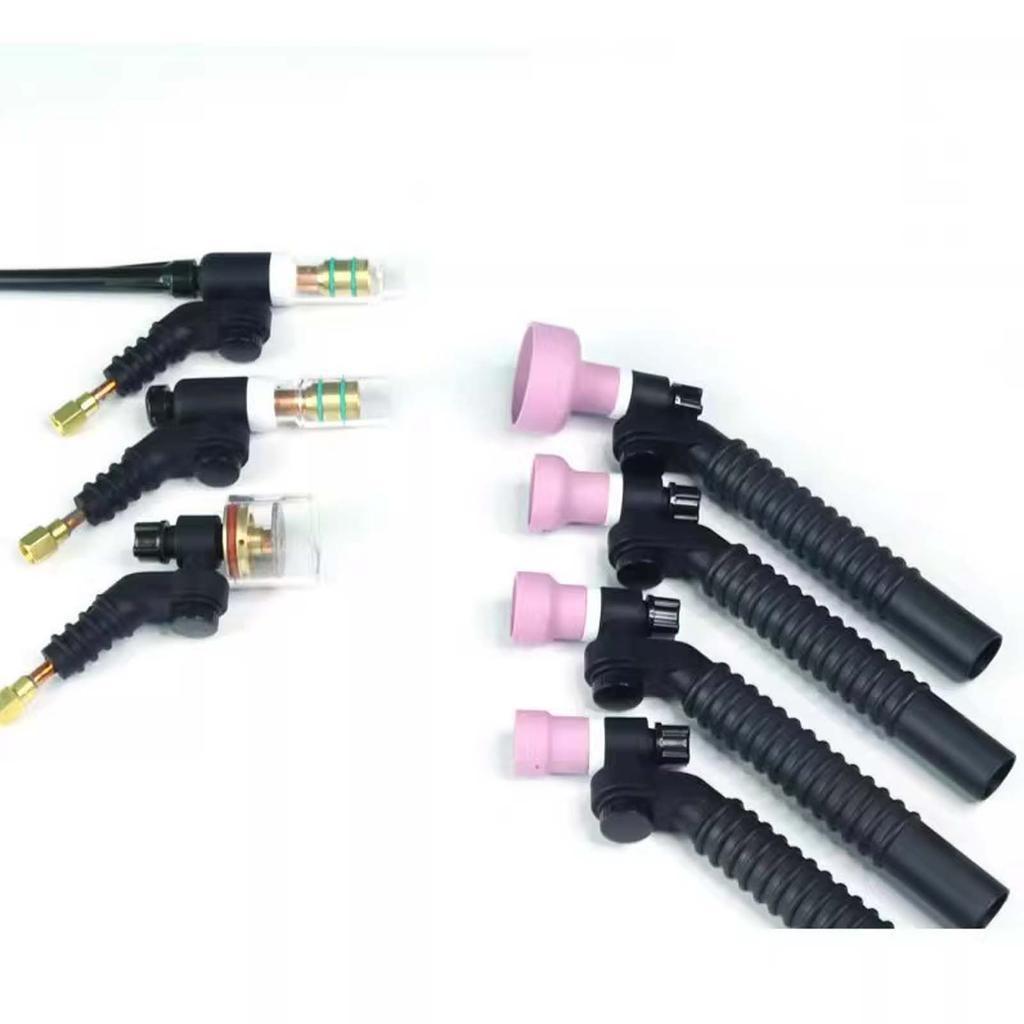 Cabezal de Pistola de Refrigeración por Gas para Soldadura TIG Giratorio 360° NR26 17 18 20