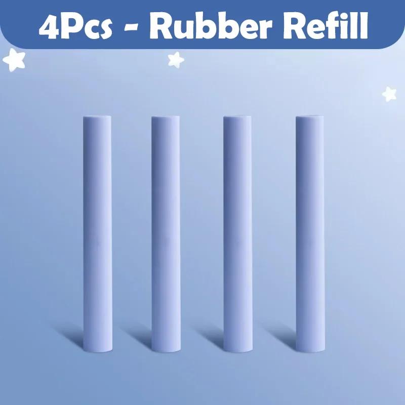 3in1 Eraser Pen Press Retractable Pencil Rubber Correction Supplies Kawaii Stationery Eraser School Supplies