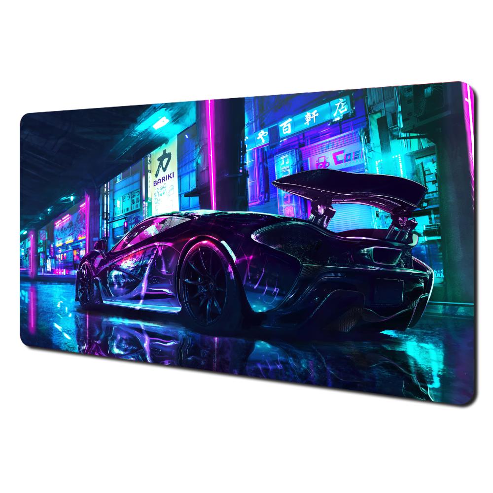Cyberstyle Cool Sports Car Mouse Pad Desk Mat with Stitched Edges nonSlip Rubber Base Pc Accessories Gaming Mat Maus Pad Rug