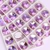 High Quality Rivoli 80+ Colors Rhinestones Crystal AB Sew-on Glass Gems Clothing Flatback Sewing Stones Women Bling Bling Shine
