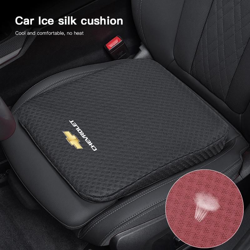 Car Ice Silk Seat Cushion Car Booster Height Increasing Pad Broaden Driving Vision For Chevrolet Spark Captiva Cruze SS Z71 Sail
