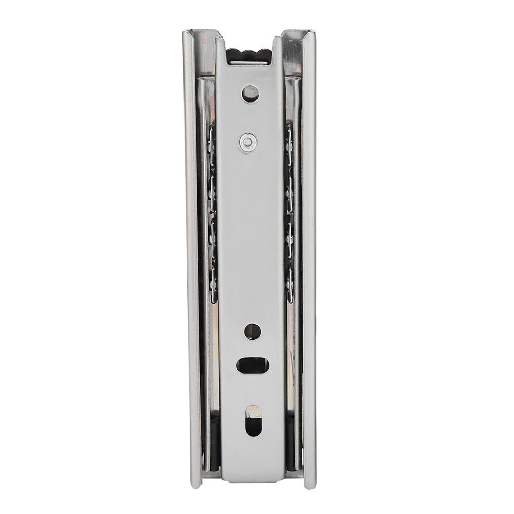 2pcs Mini Full Extension Drawer Slides Silver Side Mount Telescoping Sliding Rails Cabinet Glides Cabinets