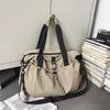 Canvas-Tasche Damen große Kapazität Frühling und Sommer vielseitig Umhängetasche Kurztrip Schulter Pendler Tragetasche
