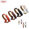 Genuine Leather Watchband Womens Bracelet 6mm 8mm 10mm 12mm Lizards Leather Watch Strap Small Wristwatches Belt Pin Buckle