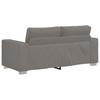 2 Seater Sofa Light Grey 180x77x82 Cm Corduroy Fabric