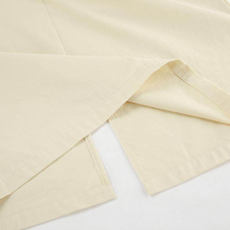 Autumn and Winter Elegant Solid Color Fashion Women's Skirt Slim Fit High Waist All-match Pocket Slit Skirt for Women