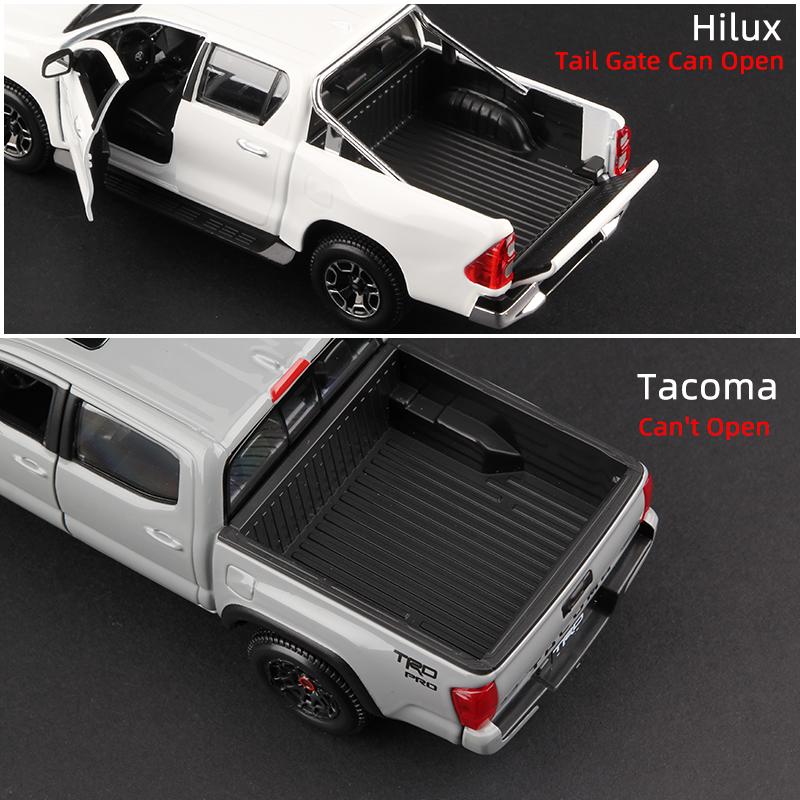 RE33Maisto 1:27 Toyota Pickup Truck Alloy Car Model Hilux Tacoma TRD Pro Die Cast Sports Diecast Vehicles Toy