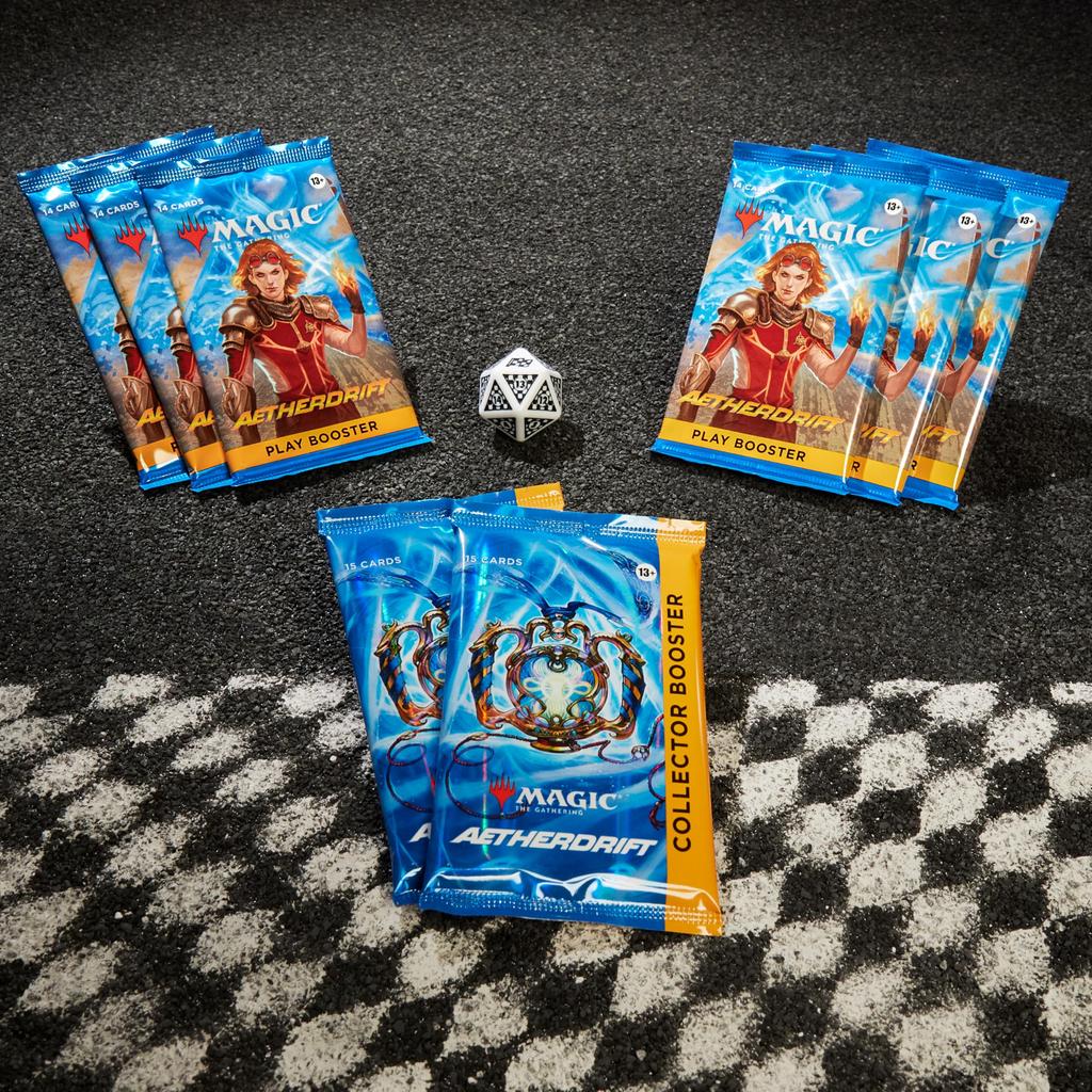 The Gathering Aetherdrift Finish Line Bundle EN MTG Trading Card Wizards of the Coast DFT D41350000 Magic
