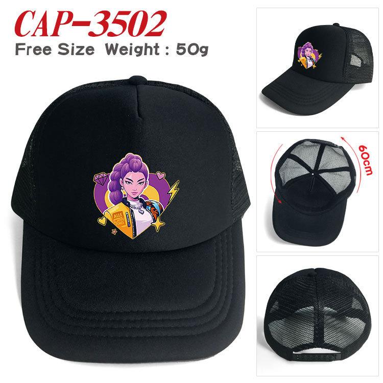 Kids Boys Girls Cartoon Anime Demon Hunters Derpy Printed Casual Hats Peaked Baseball Caps