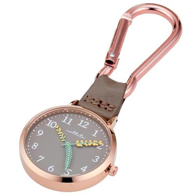 Fieldwork Furka Mimosa Karabiner Taschenuhr, Analog, Grau, GY050P-4, Damen