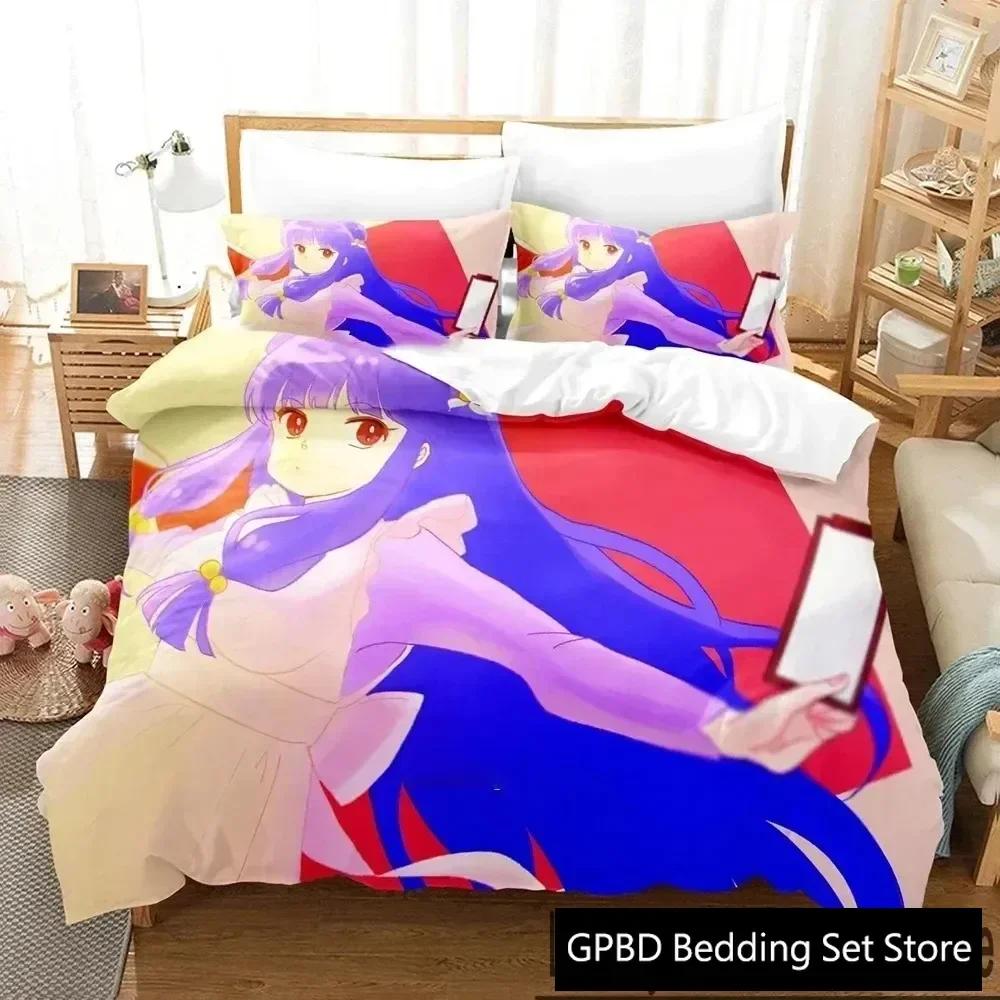 New 3D Print Anime Ranma 12 Comfortable Duvet Quilt Cover Pillowcase Bedding Set Children Bedroom Decoration Home Textile