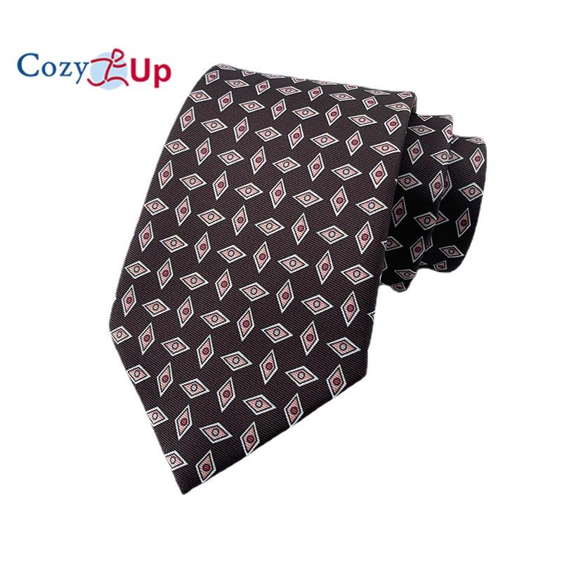 Cozy Up New Tie Men Vintage Print 146x8x3.5cm Holiday Party Wedding