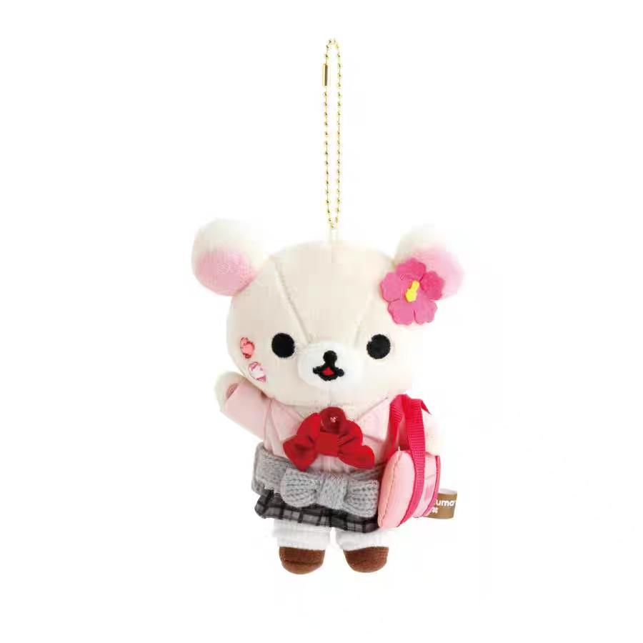 Rilakkuma Chef Donut Series Plush Toys Korilakkuma Plushie Kiiroitori Bag Pendant Chairoikoguma Accessories For Birthday Gift