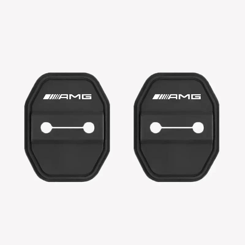 

2/4PCS Silicone Car Interior Door Lock Cover Auto Door Latch Protective Sticker for Mercedes benz C E S CLC W204 W203 W124 W221