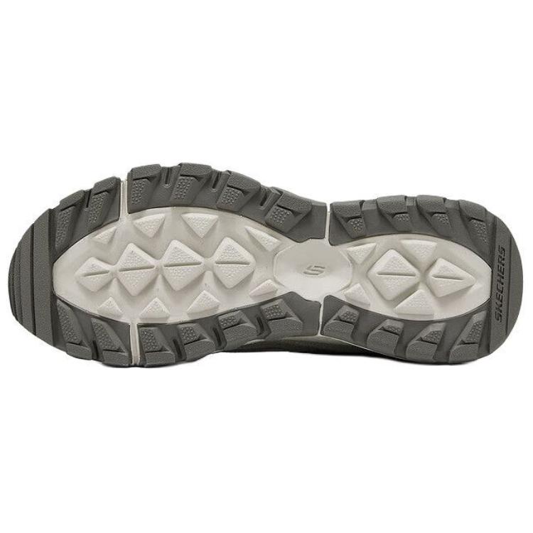Skechers Outdoor Mens Mesh Synthetic Leather Soft Comfortable Low-Top Outdoor Functional Shoes Men shoes Gray 237631-NTGY