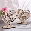 Embellishments For Mom Freestanding Perfect Gift Heart Plaque Plaque Gift Ornament Hollow Ornament
