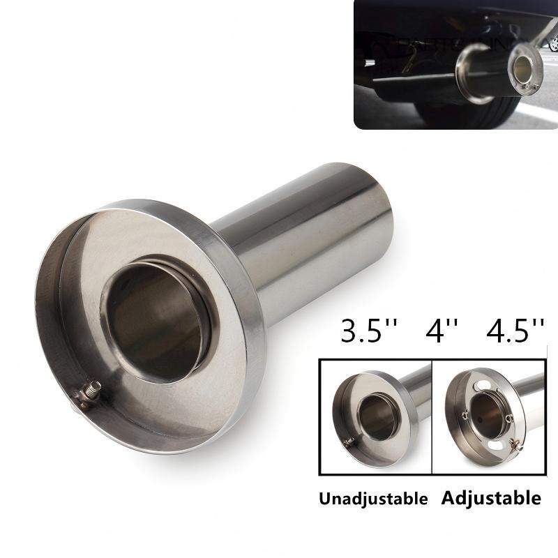 Universeller 3,5" / 4" / 4,5" runder Stahl abnehmbarer Edelstahl Auto Auspuffschalldämpfer