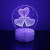 3D Lamp Illusion I Love You LED Night Light RGB Color Changing Touch Child Nightlight Room Bedroom Decor Valentine's Day Gifts