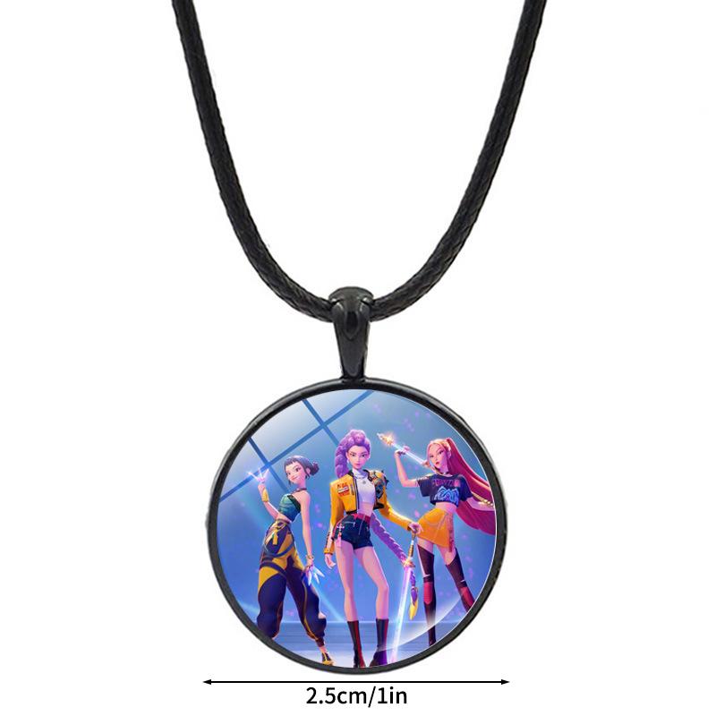 Kpop Demon HHunte Bracelet Huntrix Necklace Bracelet  Anime Hunter Hanging Pendants Party Supplies Fans Favor Gifts