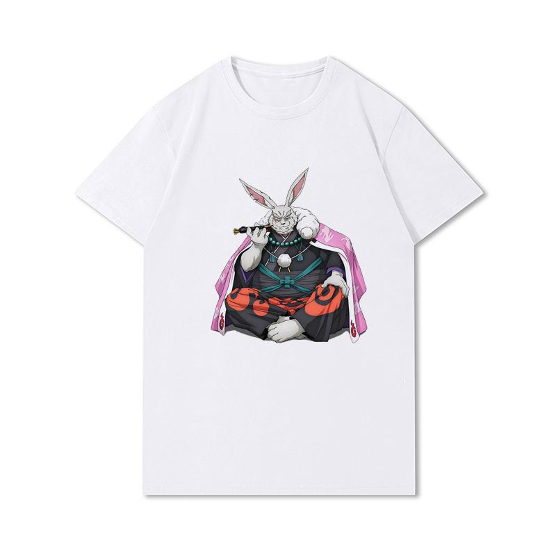 Plus Size Summer T Shirts for Women Anime Shangri La Frontier Printed Casual Short Sleeves Tops 100% Cotton Oversize O Neck Tees