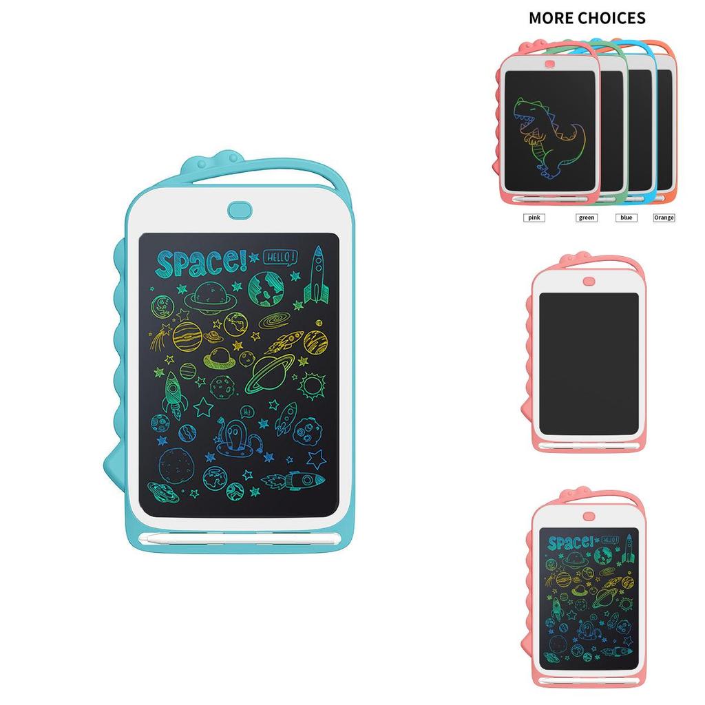 New 8.5 Inch Colorful Dinosaur Lcd Electronic Drawing Board For Kids Fun Creativity