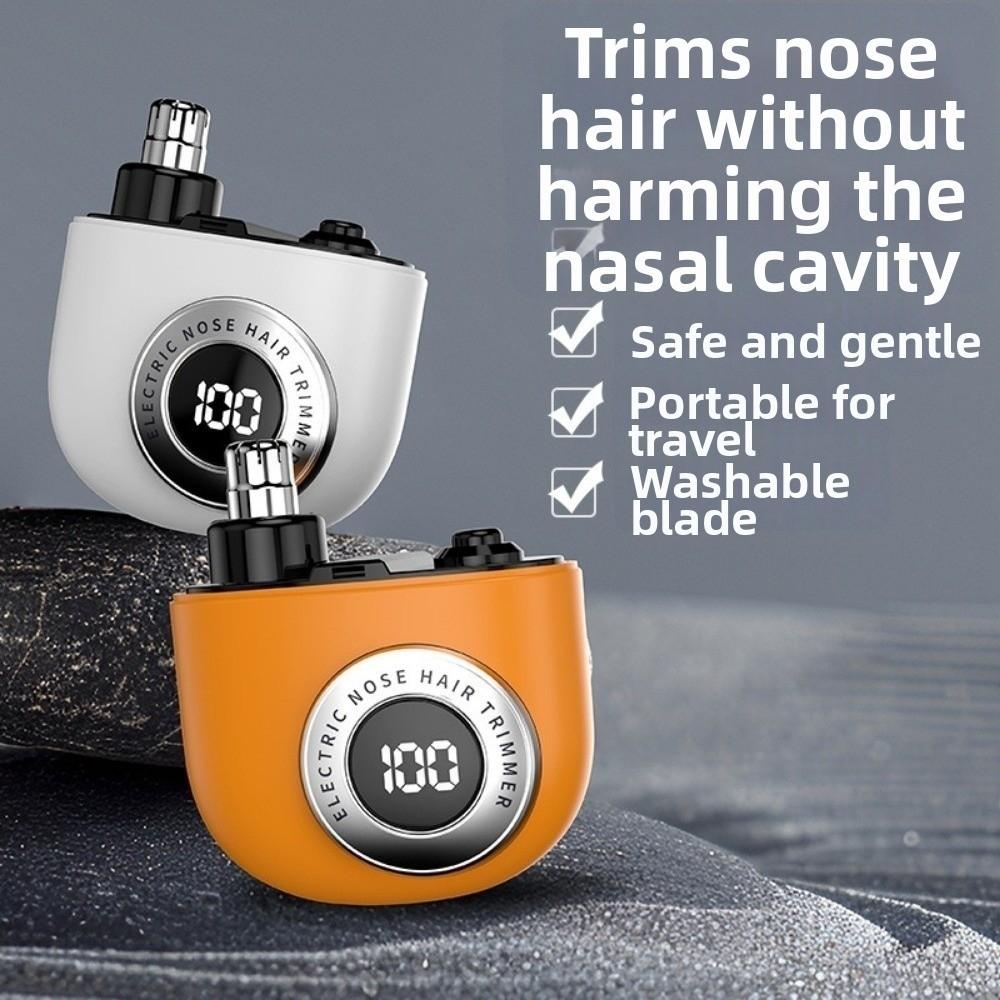 Rechargeable Electric Nose Hair Trimmer Pocket Design Nose Hair Remover Clipper Personal Grooming