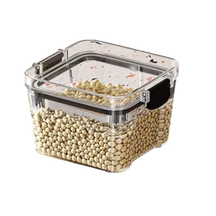 

Recipiente de almacenamiento de alimentos transparente hermético para cocina y granos