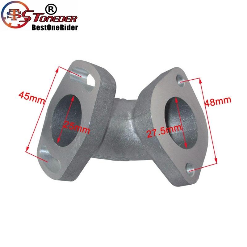 STONEDER Ansaugkrümmer Einlassrohr Für 125cc 140cc 150cc 160cc Motor Pit Dirt Bike Motor