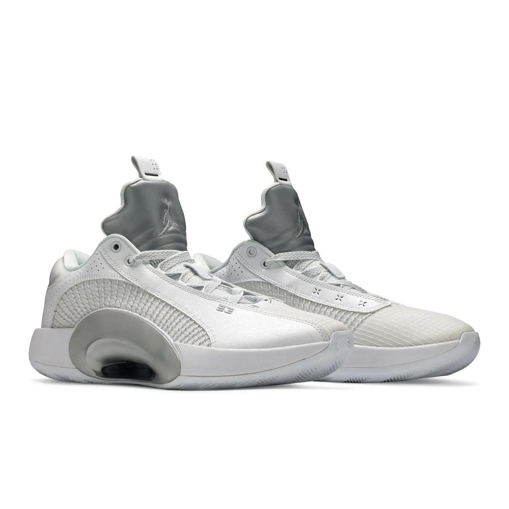 Air Jordan 35 Low PF 'White Metallic Silver' (Unisex) White / White / Metallic Silver Basketball Shoes CW2459 100