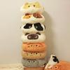 Cartoon Cat Thick Plush Cushion Kawaii Kitty Plushie Throw Pillow Soft Seat Cushion Home Decoration for Friends Birthday Gift
