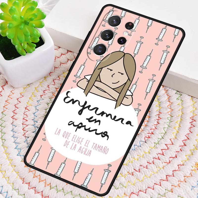 

Cartoon Medicine Doctor Nurse soft Phone Case for Samsung Galaxy note 10 pro S26 Ultra S23 S24 FE S25 S21 S22 PLUS Cover Galaxy S21+ 5G