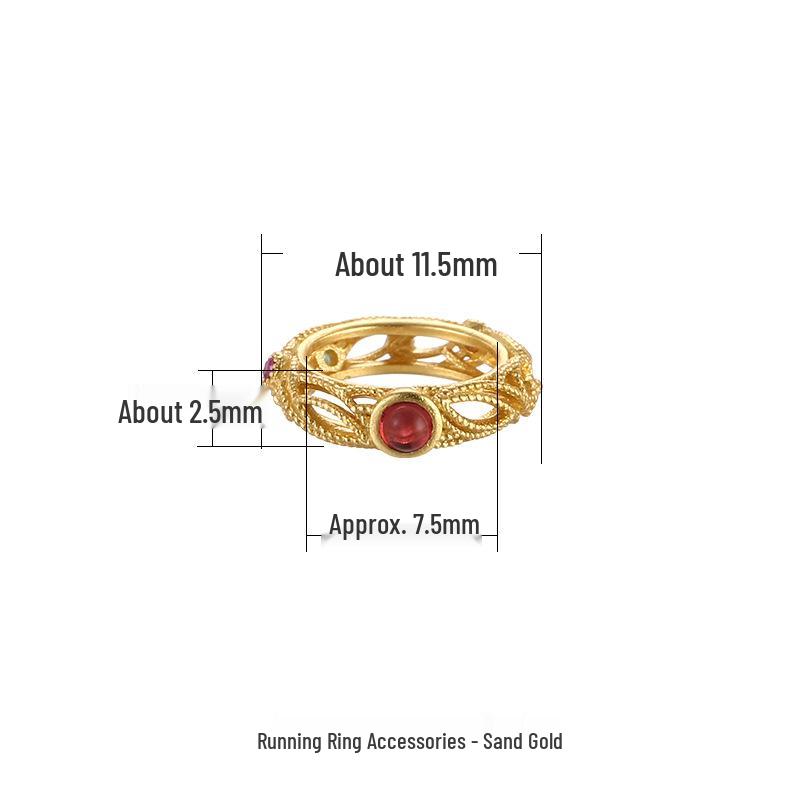 

Позолоченное серебро 925 пробы Беговое кольцо Буддийский браслет Разделительная бусина.