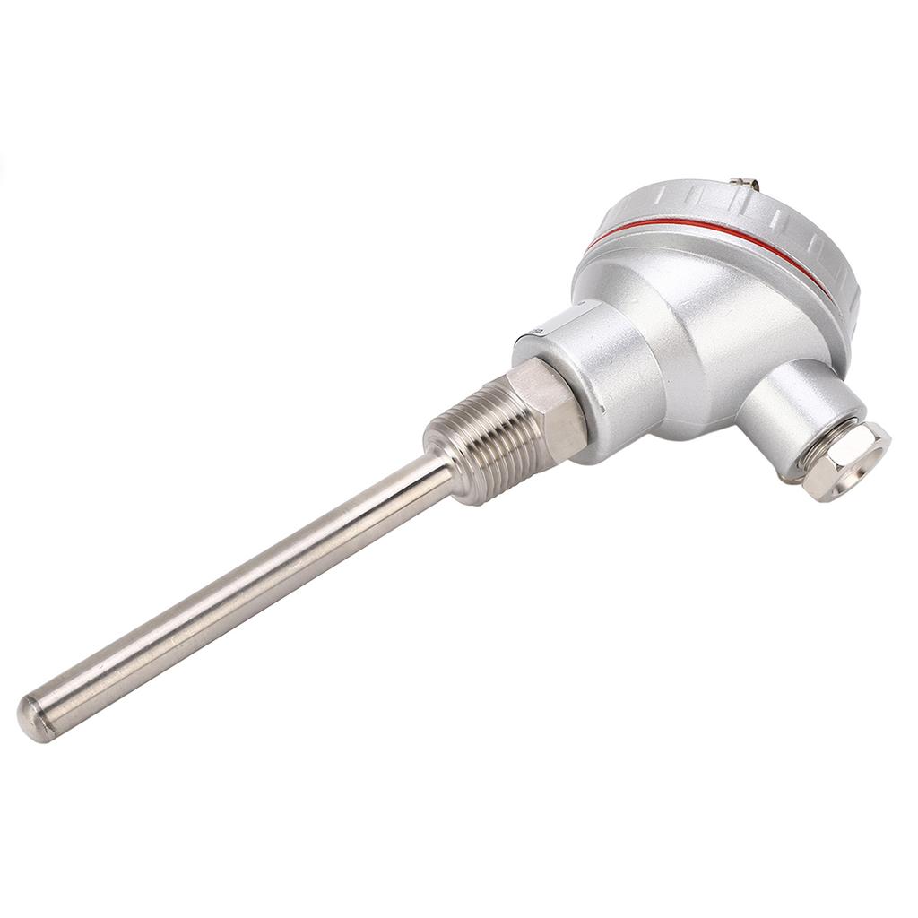 K Type Thermocouple Temperature Sensor Probe 10 X 100mm PT1 2in Thread Thermocouple Terminal Head