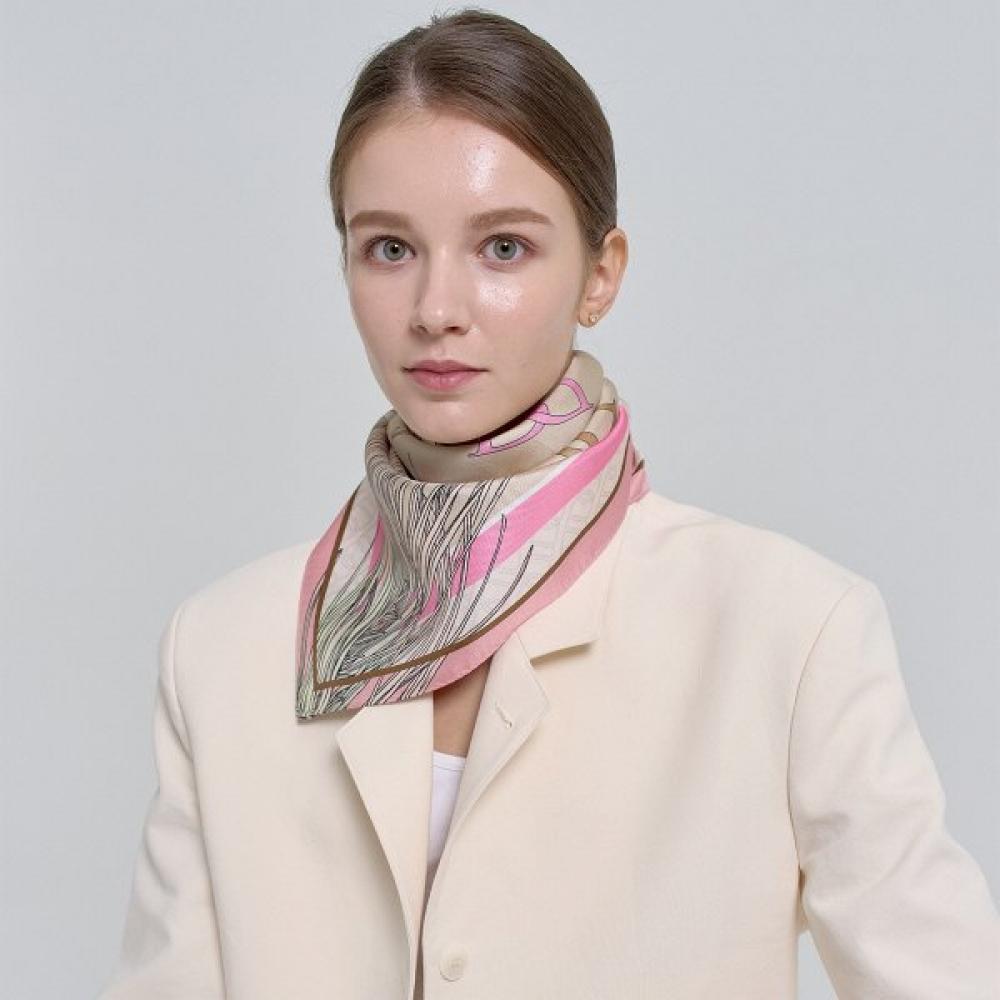 

Dal Cashmere Silk Square 65 Brown D Unit Single option