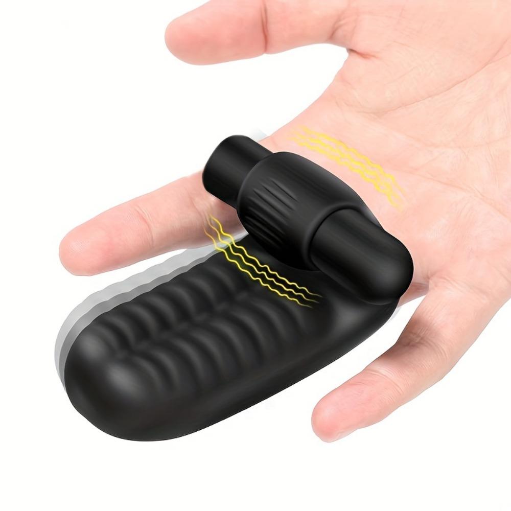 1 Finger Vibrator Sleeve, Mini Personal Massager - Flexible Sleek Solo/Couples Device with Easy-Clean & Discreet Packaging for Adults