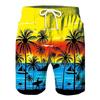 Men's Coconut Tree Graphic Prints Swim Trunks Swim Shorts Board
