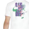 Jordan Fun Letter Logo Print Breathable Sports Short Sleeve T-Shirt Men Tops White CZ8391-100